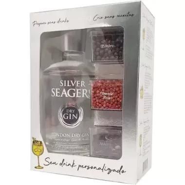 KIT GIN SILVER SEAGERS 750ML
